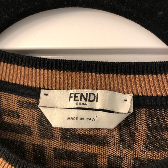 Authentic Fendi x Fila Colab Knitted Sweater - Picture 10 of 15